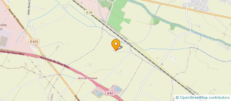 localisation de l'entreprise CUMA DE LA DIVERSIFICATION  MIREVAL-LAURAGAIS