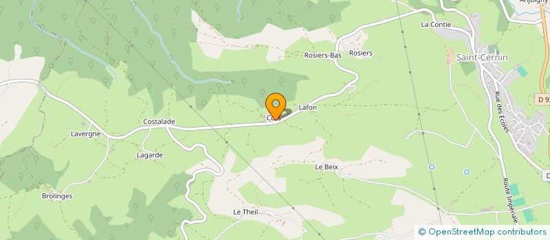 localisation de l'entreprise CUMA DE LA DOIRE à SAINT-CERNIN