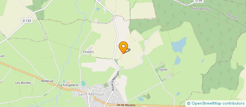 localisation de l'entreprise CUMA DE LA FAUCHERE  SOUVIGNY