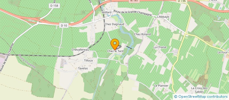 localisation de l'entreprise CUMA DE LA FRENAIE  BOURG-CHARENTE