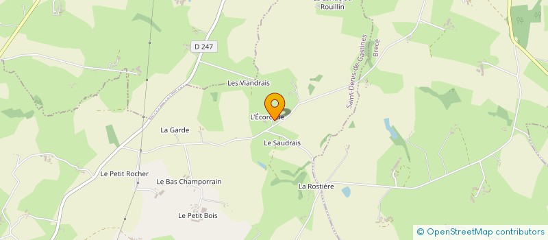 localisation de l'entreprise CUMA DE LA GASTINAISE  SAINT-DENIS-DE-GASTINES