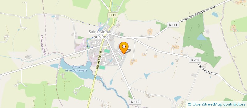 localisation de l'entreprise CUMA DE LA GERBE DE BLE  LA ROUAUDIERE