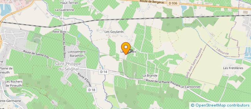 localisation de l'entreprise CUMA DE LA GRANDE CROIX à LES LEVES-ET-THOUMEYRAGUES