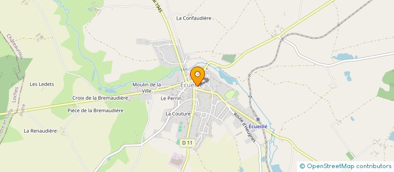 localisation de l'entreprise CUMA DE LA GRAVELLE à JEU-MALOCHES