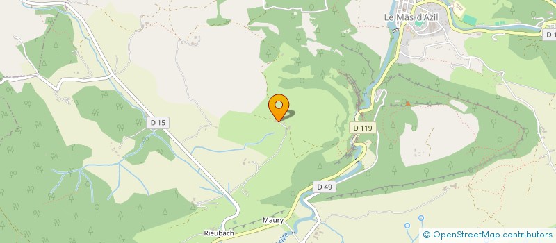 localisation de l'entreprise CUMA DE LA GROTTE à LE MAS D'AZIL