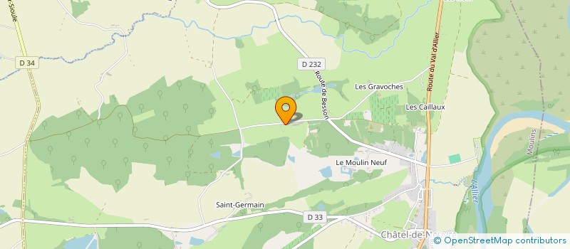 localisation de l'entreprise CUMA DE LA JARRIE  CHATEL-DE-NEUVRE