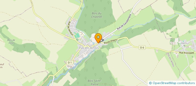 localisation de l'entreprise CUMA DE LA KILIENNE  PAS-EN-ARTOIS