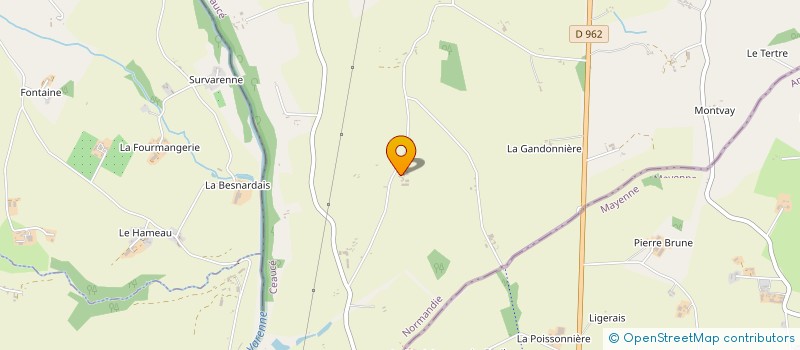localisation de l'entreprise CUMA DE LA LARGERIE à CEAUCE