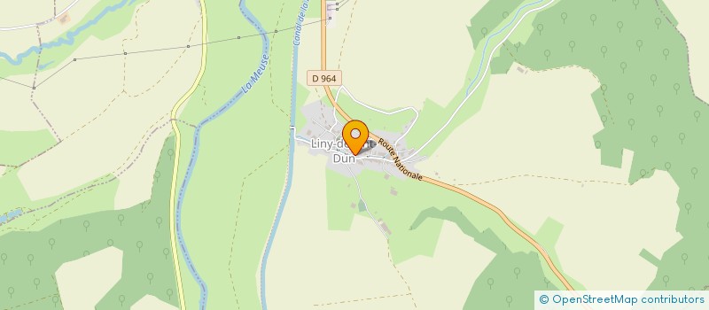 localisation de l'entreprise CUMA DE LA LISETTE à DUN-SUR-MEUSE