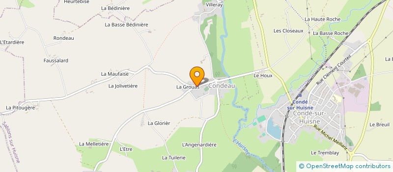 localisation de l'entreprise CUMA DE LA MADELEINE à LA MADELEINE-BOUVET