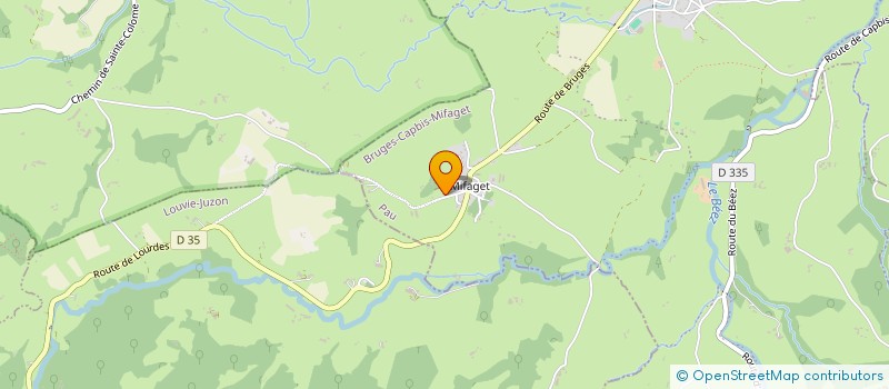 localisation de l'entreprise CUMA DE LA MALESSE  BRUGES-CAPBIS-MIFAGET