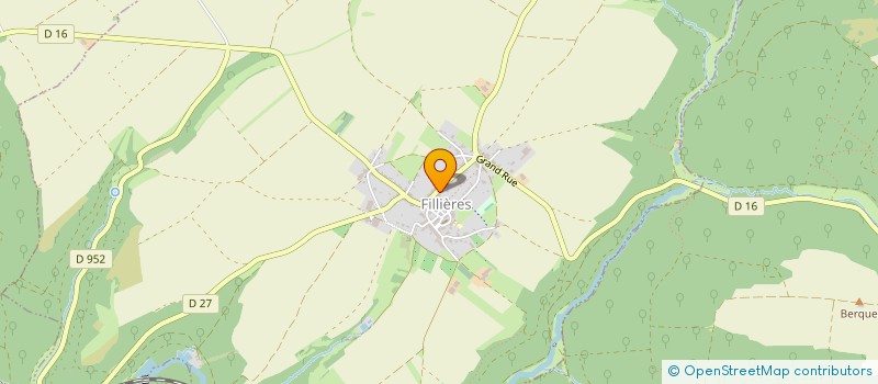 localisation de l'entreprise CUMA DE LA MALROY  FILLIERES