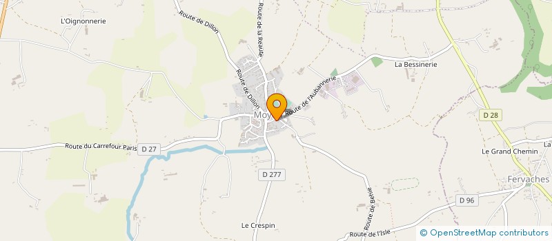 localisation de l'entreprise CUMA DE LA MAUGERIE à MOYON VILLAGES