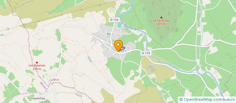 localisation de l'entreprise CUMA DE LA PAIX  FONTES