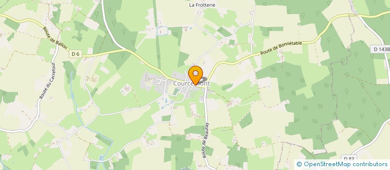 localisation de l'entreprise CUMA DE LA PARENCE à COURCEMONT