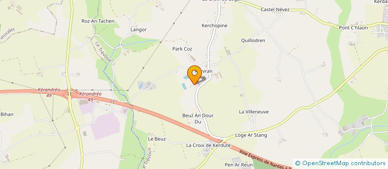 localisation de l'entreprise CUMA DE LA PETITE CHAPELLE  LE TREVOUX