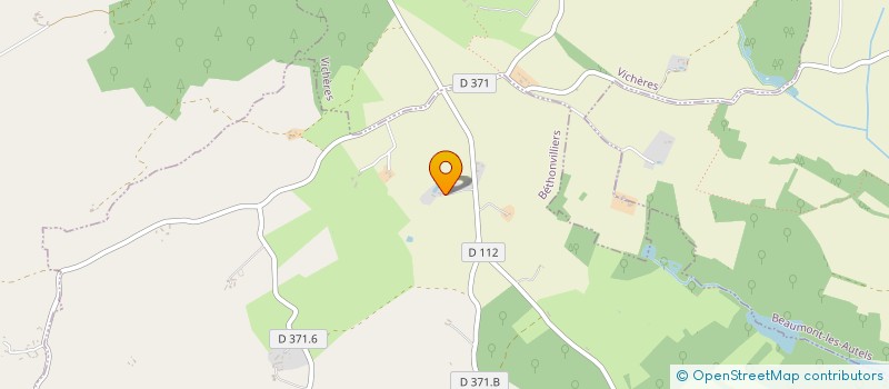 localisation de l'entreprise CUMA DE LA PIERRE BLANCHE à BETHONVILLIERS