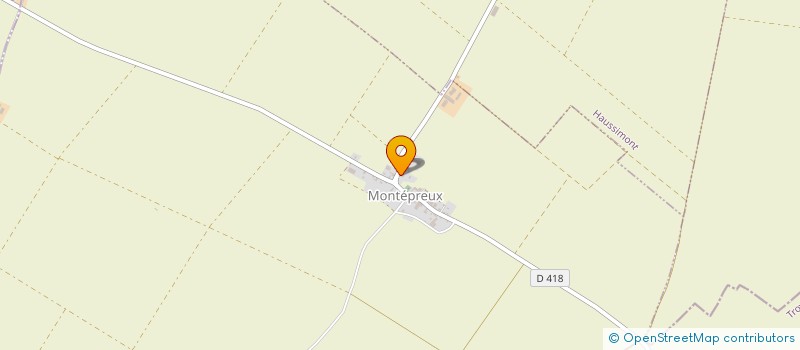 localisation de l'entreprise CUMA DE LA PIERRE DES VIGNES  MONTEPREUX