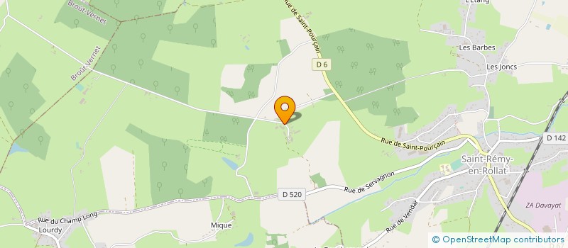 localisation de l'entreprise CUMA DE LA PLAINE  SAINT-REMY-EN-ROLLAT