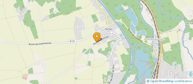 localisation de l'entreprise CUMA DE LA POINCETTERIE à NARGIS