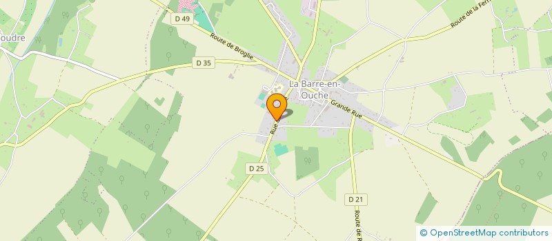 localisation de l'entreprise CUMA DE LA POMMERAYE à MESNIL-EN-OUCHE