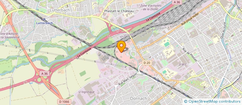 localisation de l'entreprise CUMA DE LA PORTE DU SUNDGAU  MULHOUSE