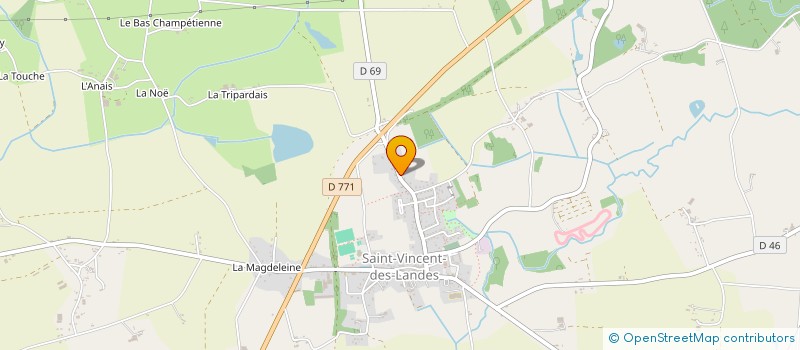 localisation de l'entreprise CUMA DE LA ROCHE A LUSANGER à LUSANGER