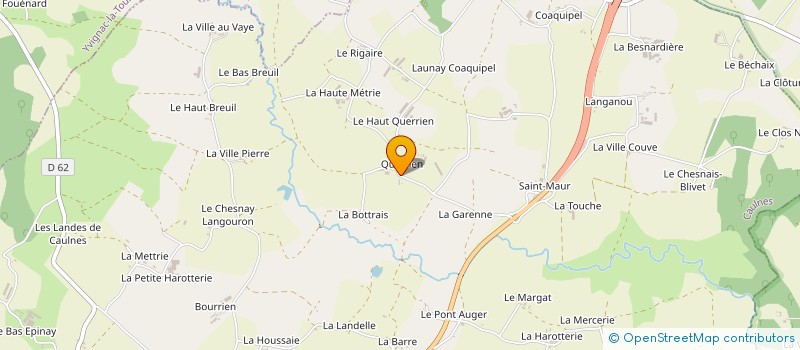 localisation de l'entreprise CUMA DE LA ROCHE BLANCHE  CAULNES