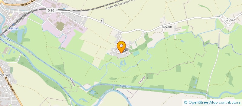 localisation de l'entreprise CUMA DE LA ROMAGNE  NANTEUIL-SUR-AISNE