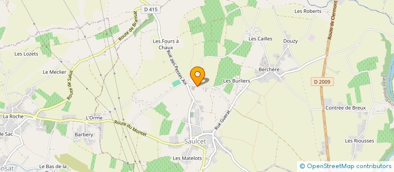 localisation de l'entreprise CUMA DE LA ROUTE DE COMPOSTELLE  SAULCET