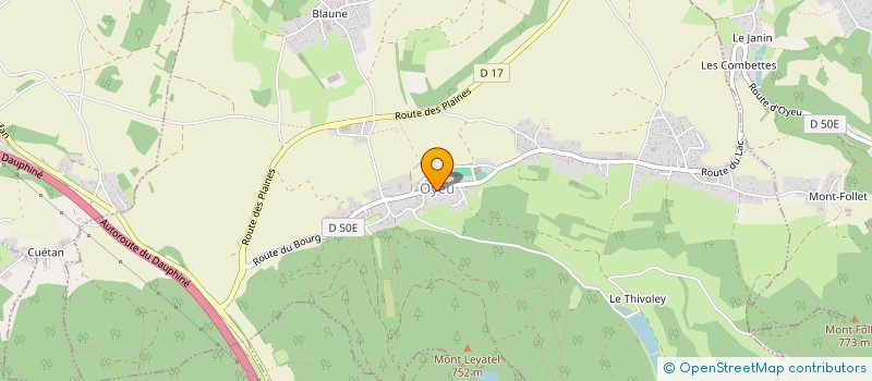 localisation de l'entreprise CUMA DE LA SARRA  OYEU