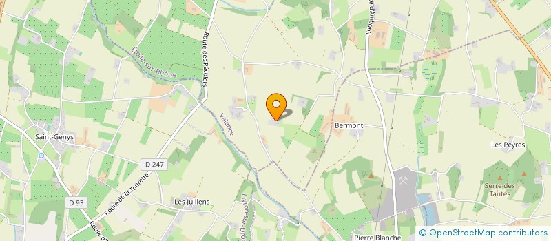 localisation de l'entreprise CUMA DE LA SEEB  MONTOISON