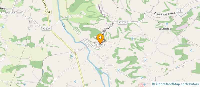 localisation de l'entreprise CUMA DE LA TENAREZE  LANNEPAX