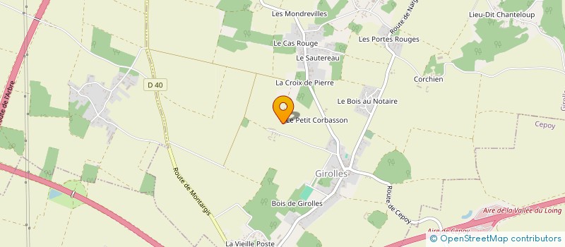 localisation de l'entreprise CUMA DE LA TERRE AUX MOINES à GIROLLES