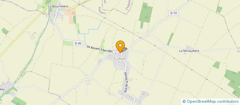 localisation de l'entreprise CUMA DE LA TONNELLE  MIREBEAU