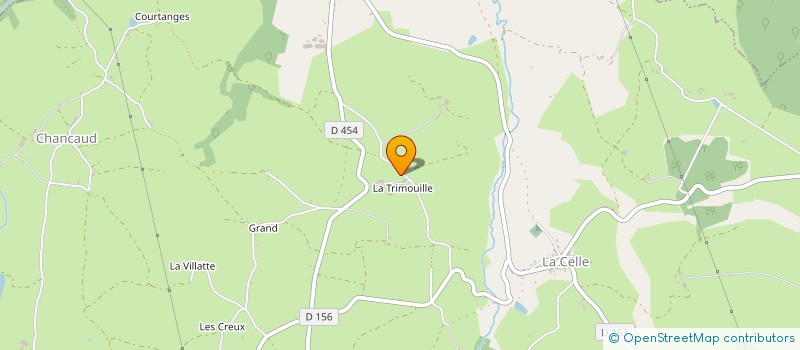 localisation de l'entreprise CUMA DE LA TRIMOUILLE  LA CELLE