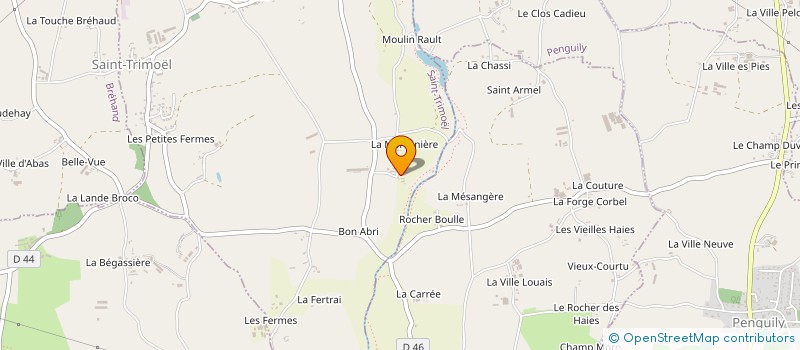 localisation de l'entreprise CUMA DE LA TRUITE  SAINT-TRIMOEL