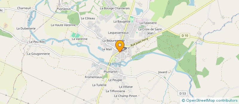 localisation de l'entreprise CUMA DE LA VALLEE DE L ANGLIN à BELABRE