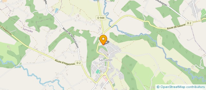 localisation de l'entreprise CUMA DE LA VALLEE DU BAS  VIELLE-TURSAN