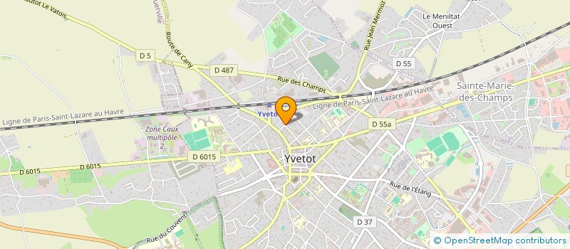 localisation de l'entreprise CUMA DE LA VALLEE ET DU CAUX  ECRETTEVILLE-LES-BAONS