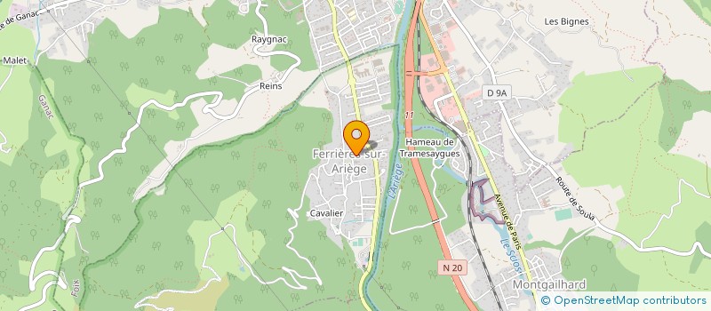 localisation de l'entreprise CUMA DE LA VALLEE VERTE à SERRES-SUR-ARGET
