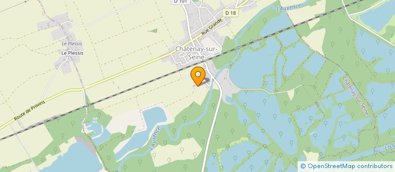 localisation de l'entreprise CUMA DE LA VIEILLE SEINE  CHATENAY-SUR-SEINE