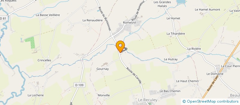 localisation de l'entreprise CUMA DE LA VIRE  SOULEUVRE EN BOCAGE