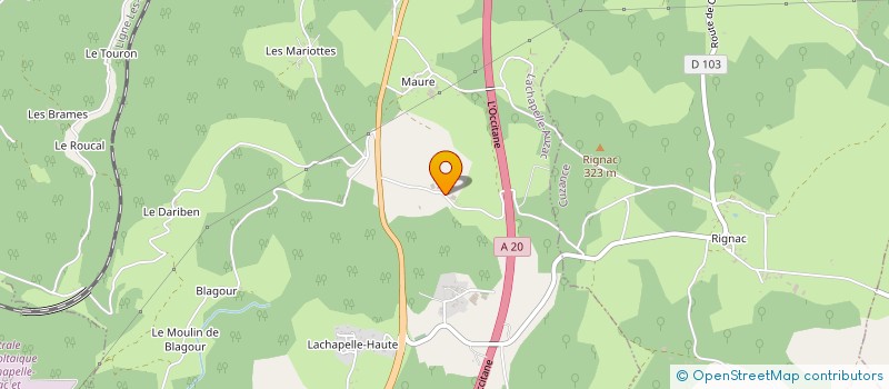 localisation de l'entreprise CUMA DE LACHAPELLE AUZAC  LACHAPELLE-AUZAC