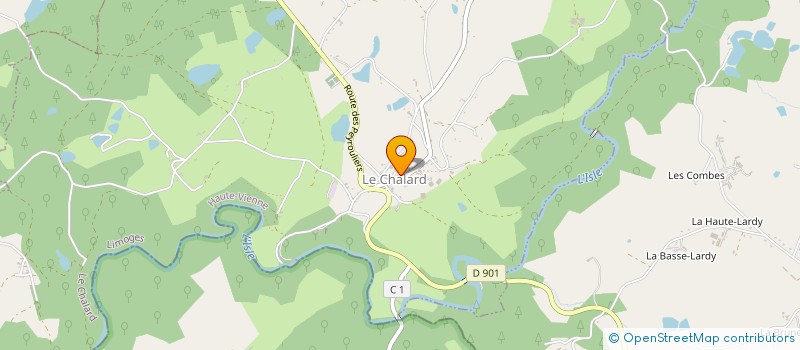 localisation de l'entreprise CUMA DE LADIGNAC LE LONG  LADIGNAC-LE-LONG