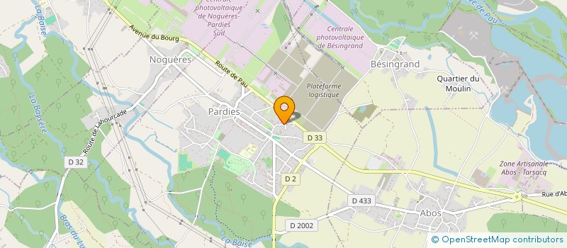 localisation de l'entreprise CUMA DE LAHOURCADE  LAHOURCADE