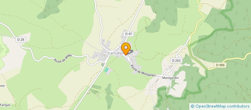 localisation de l'entreprise CUMA DE LANUEJOLS  REVENS