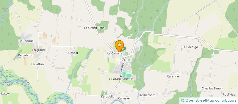 localisation de l'entreprise CUMA DE LANVAUX  MOLAC