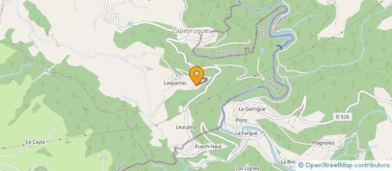 localisation de l'entreprise CUMA DE LAPEYRUGUE à LAPEYRUGUE