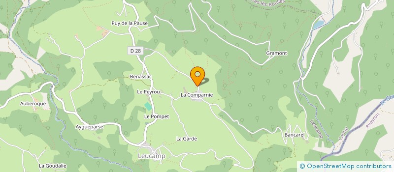 localisation de l'entreprise CUMA DE LEUCAMP à LEUCAMP